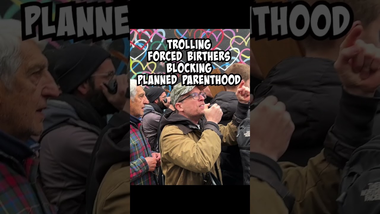 Trolling Anti-Abortion Protestors that block Planned Parenthood #shorts #asmr