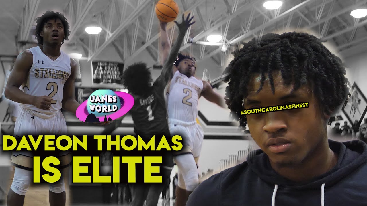 DAVEON THOMAS IS TOP #3 PG IN SOUTH CAROLINA? LAKEWOOD VS LEE CENTRAL! DUAL AGAINST QUENTIN HODGE!