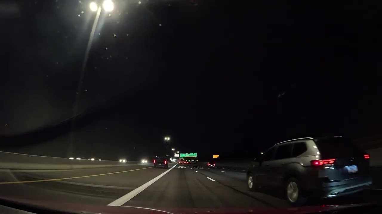 Night driving video 126