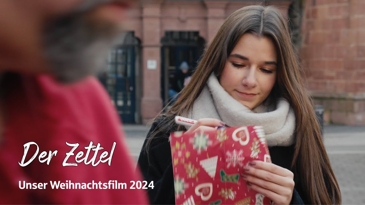 Der Zettel:  Der neue Weihnachtsfilm 2024 deiner Sparkasse Hanau