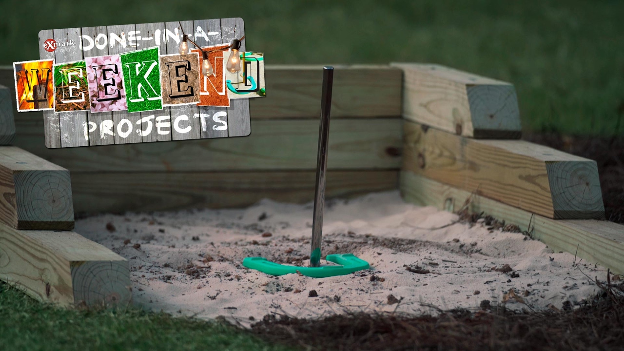 How to Build a Horseshoe Pit and Ring Toss Game| Done-In-A-Weekend Projects: Game On | YouTube