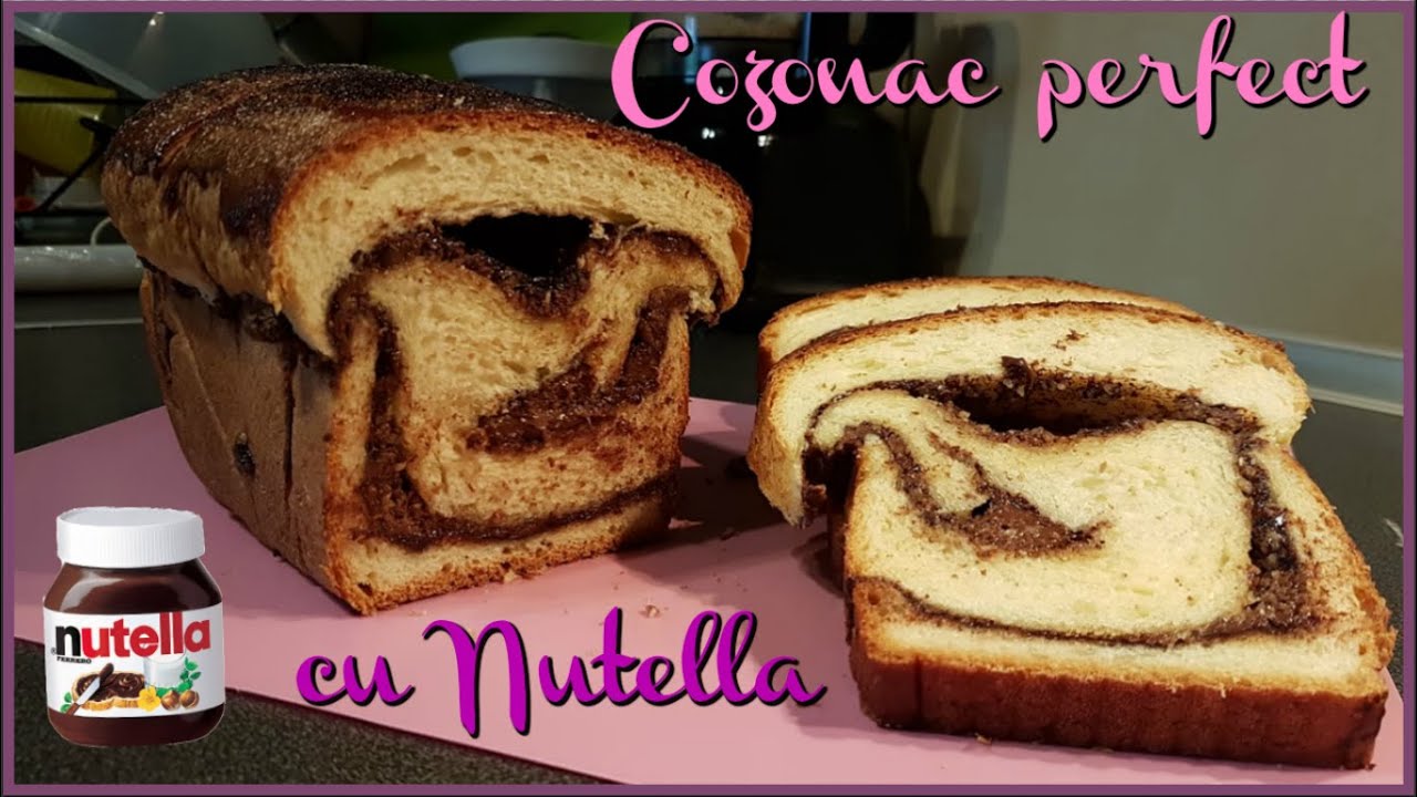 Cozonac PERFECT cu Nutella și nucă | Raluca Gheorghe
