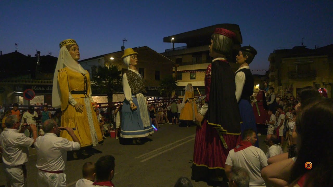 Tv Carcastillo - 11/08/2024 - Fiestas - Ronda de Gigantes.