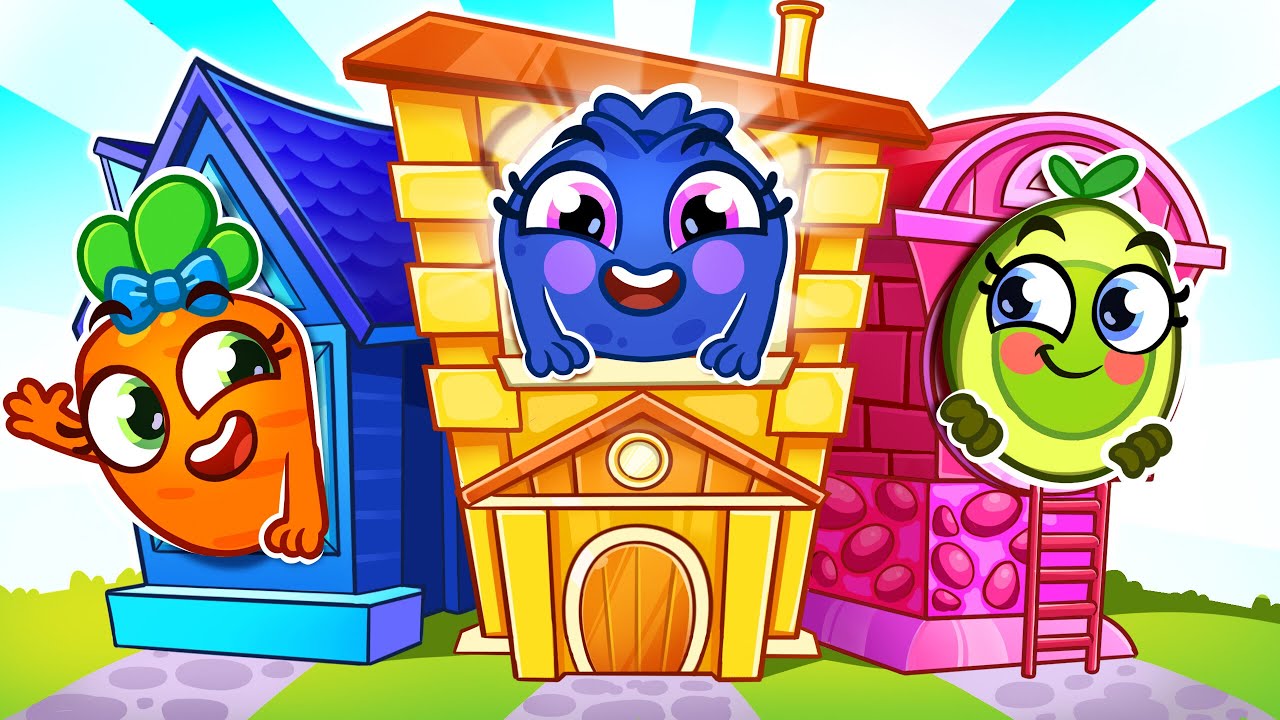 🌈🎨 Four Color Rooms! Fun Way to Learn Color