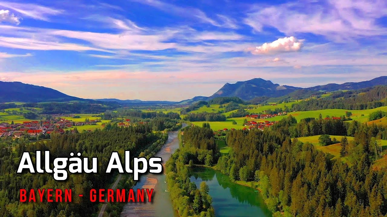 Allg&auml;u Alps Oberstdorf - Iller River - Wandern in Allg&auml;uer Alpen - 2024