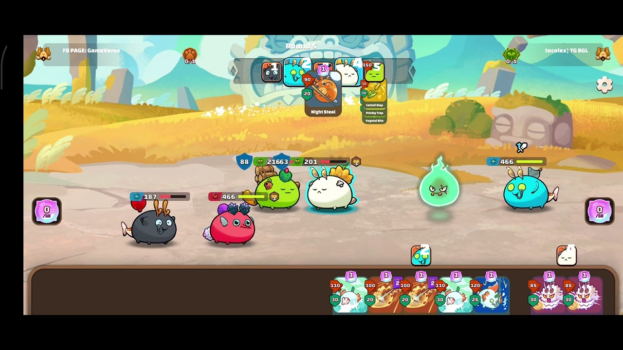 Axie, GOD BUG vs ANTENNA lvl 2