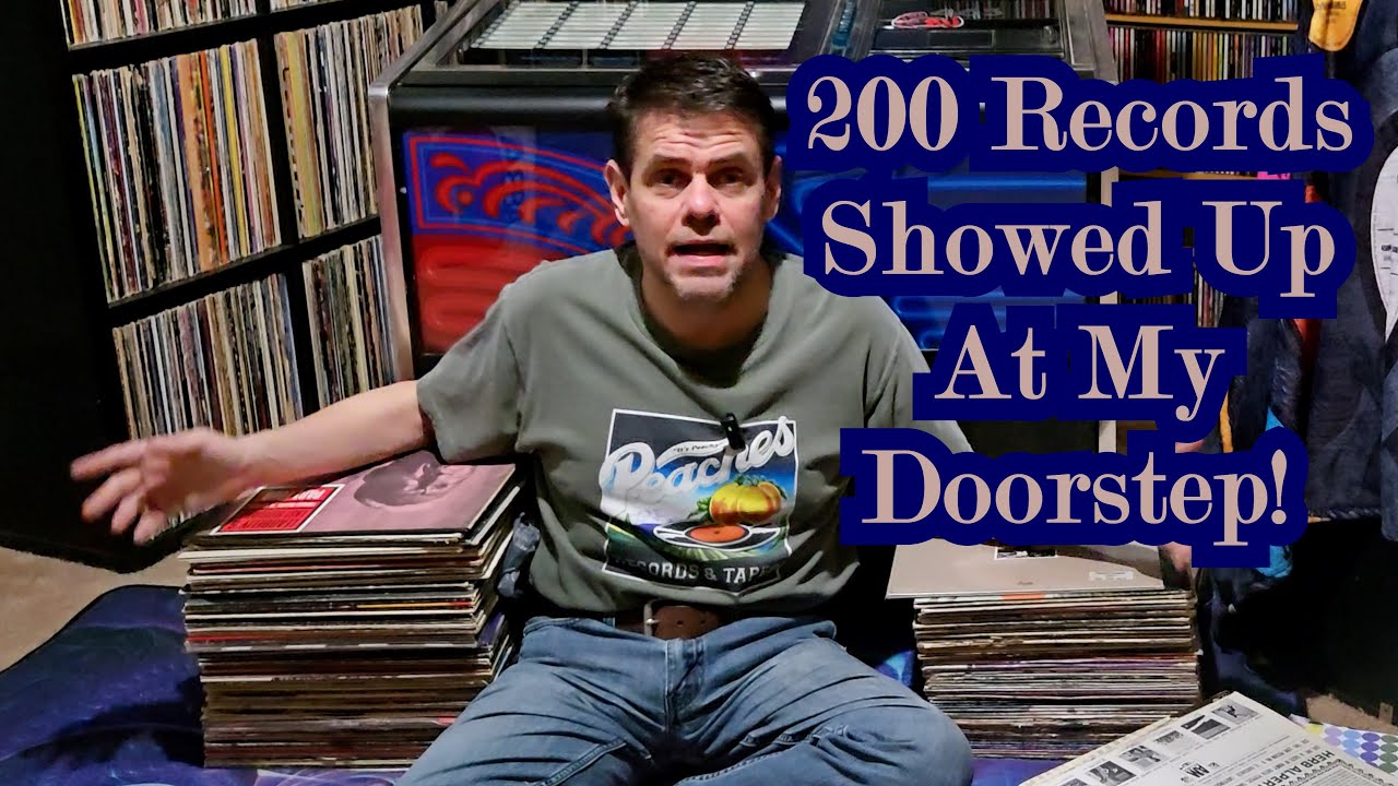 200 пластинок появились у меня на пороге! #vinylcommunity #recordcollection