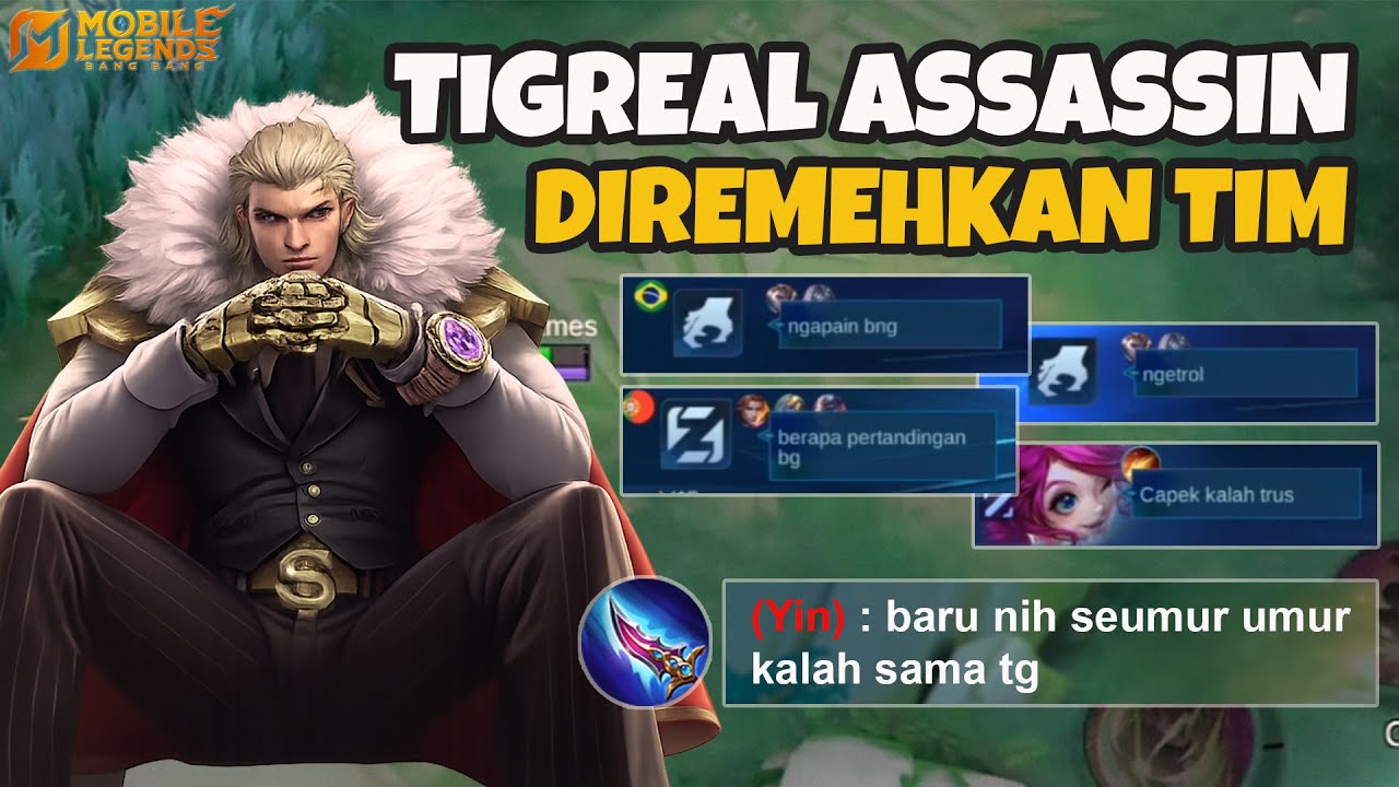 Tigreal Assassin Diremehkan Tim, Tapi Ini Yang Terjadi 😱 | MLBB