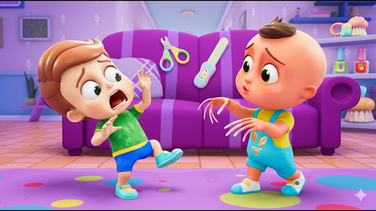 No No I Don&rsquo;t Want to Cut My Nails &ndash; Healthy Habits for Kids | Fun Educational Cartoon by Baby Berry