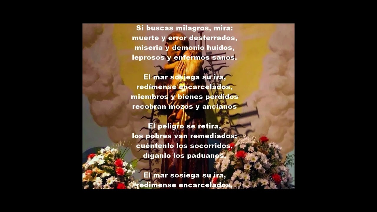 RESPONSORIO DE SAN ANTONIO DE PADUA