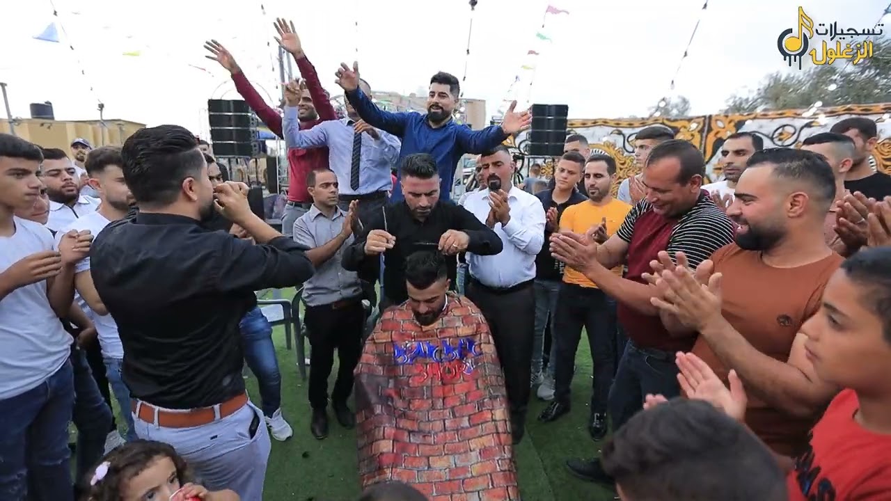 نازل على لحلاقة الفنان مصطفى الخطيب حمام العريس وائل الخطيب 2022