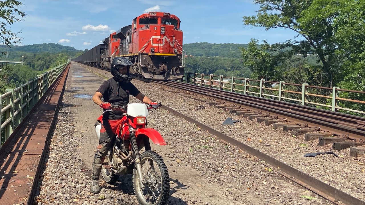 Honda XR 400 dual sport ride