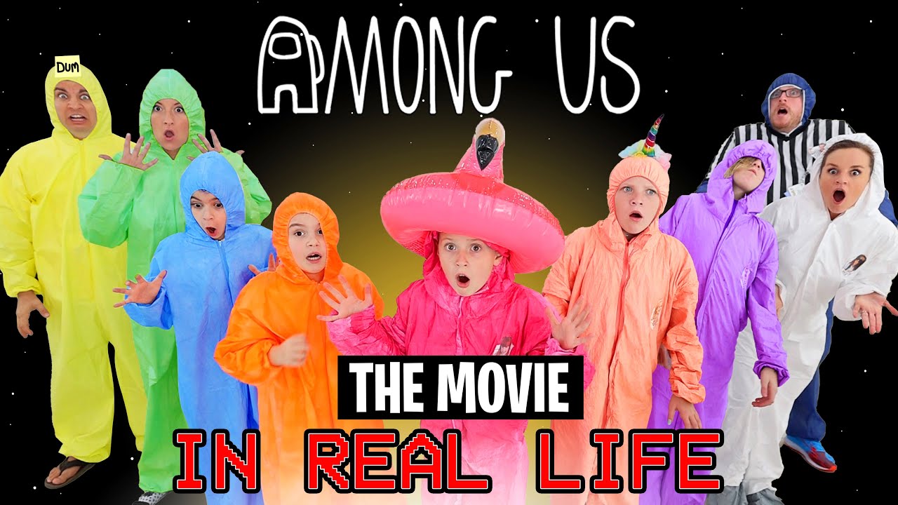 AMONG US IN REAL LIFE The Movie! (Funhouse Family, Noob Family)