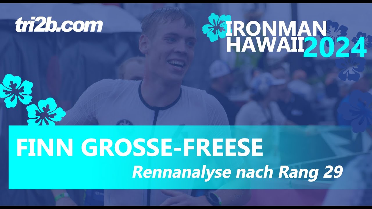 Ironman Hawaii: Finn Große-Freese nach Rang 29