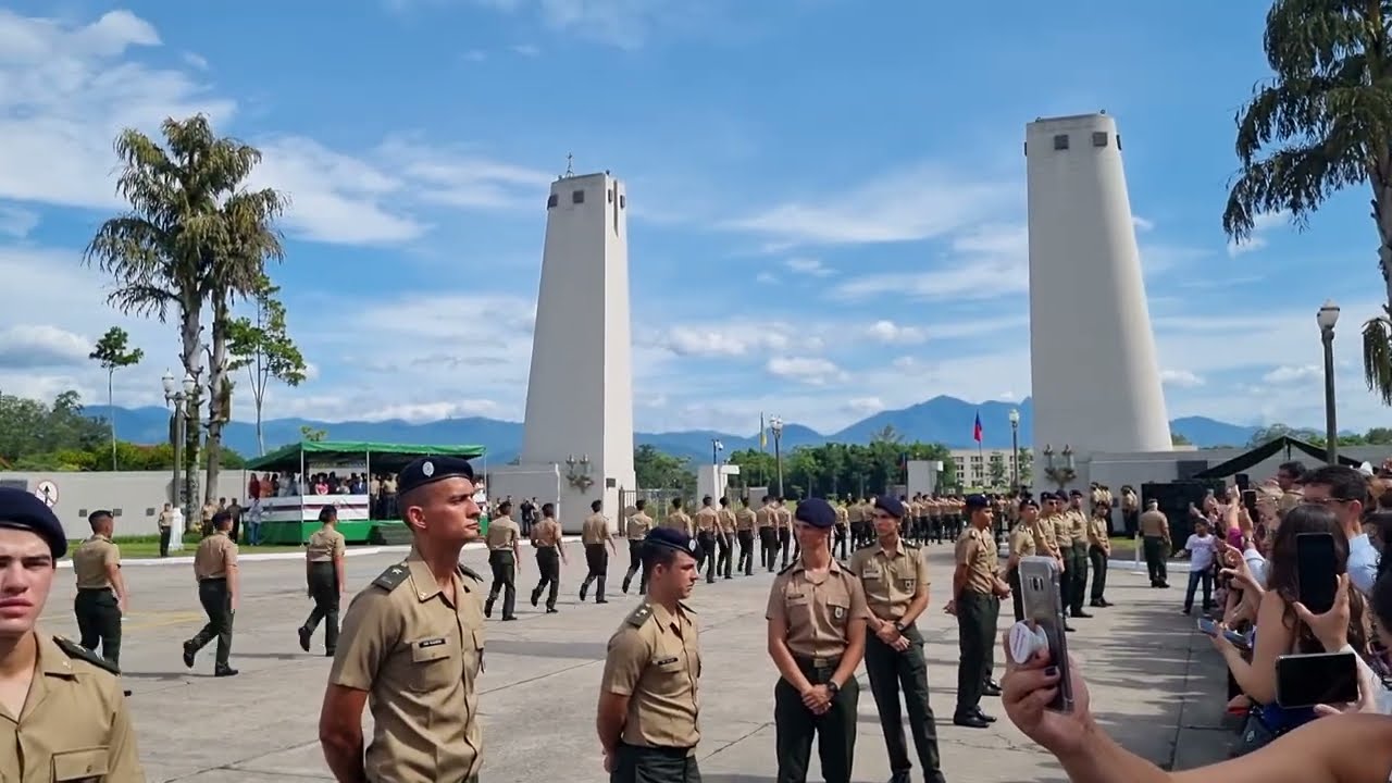 Entrada dos novos cadetes na AMAN 2023