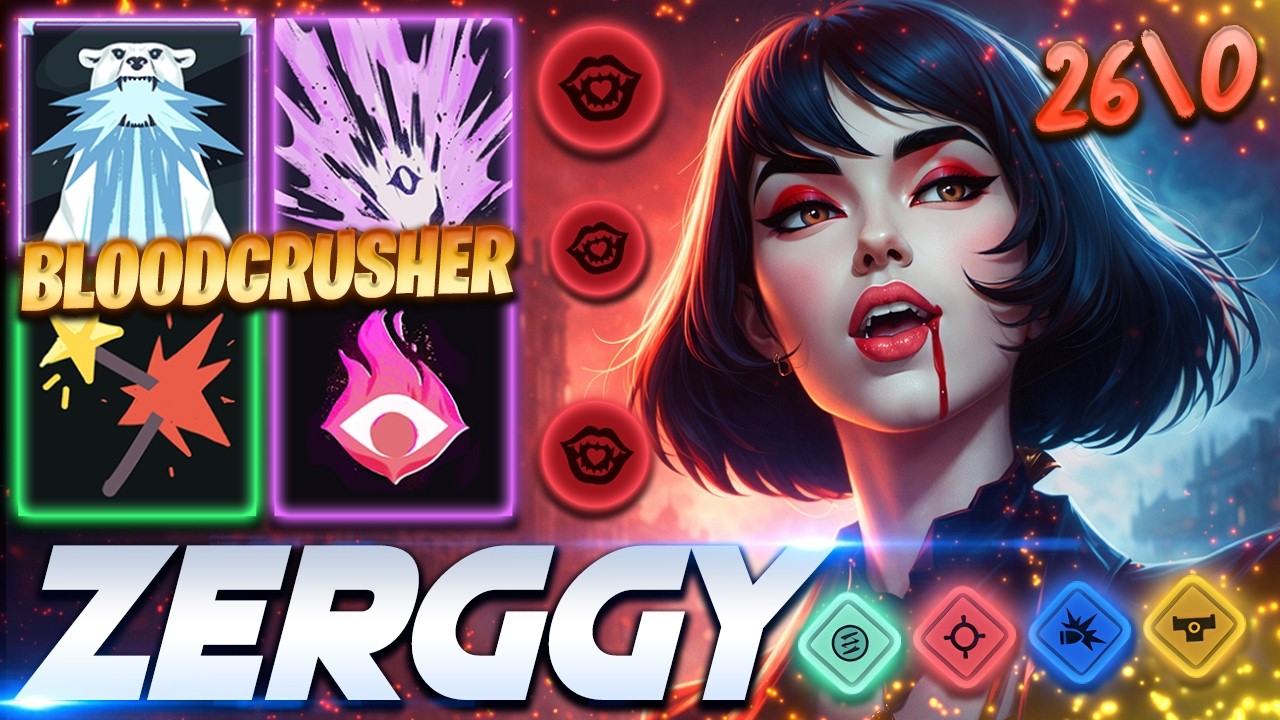 Zerggy Mina BLOODCRUSHER 26\0 - Deadlock Pro Gameplay & Guides [Watch & Learn]