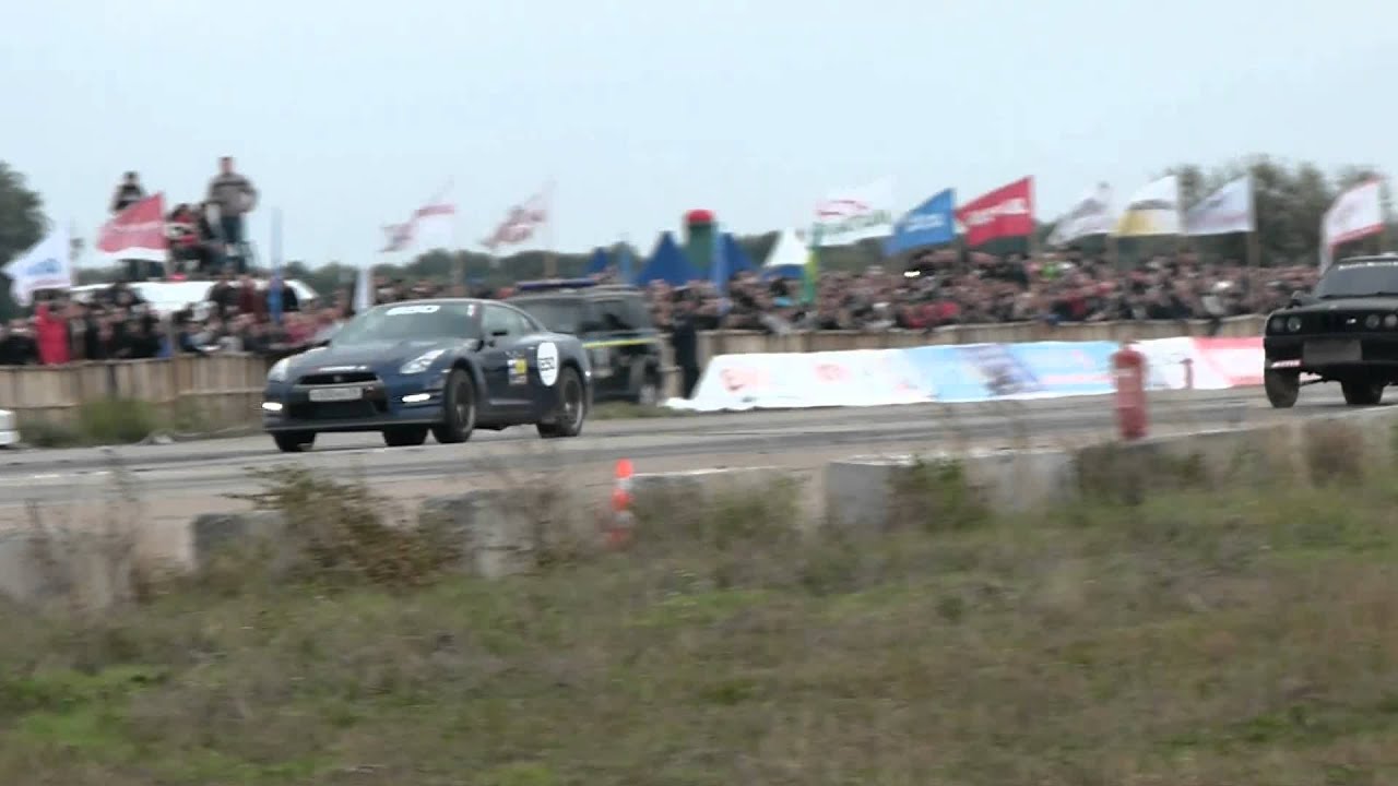 Drag racing Ukraine. Final 2013 (Zaporozhye). GT-R 35 1000+ vs BMW e30 800+
