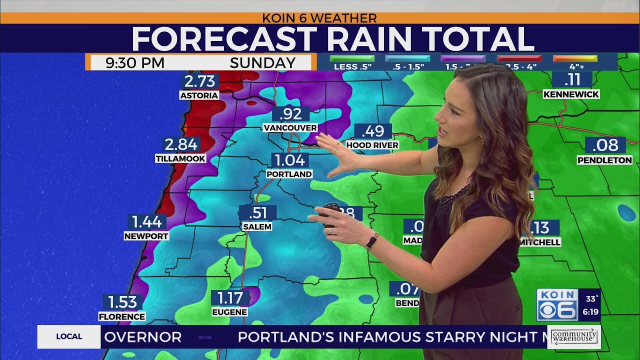 Tuesday Morning Weather Update: Hello, rain! Wet weather returning to Portland