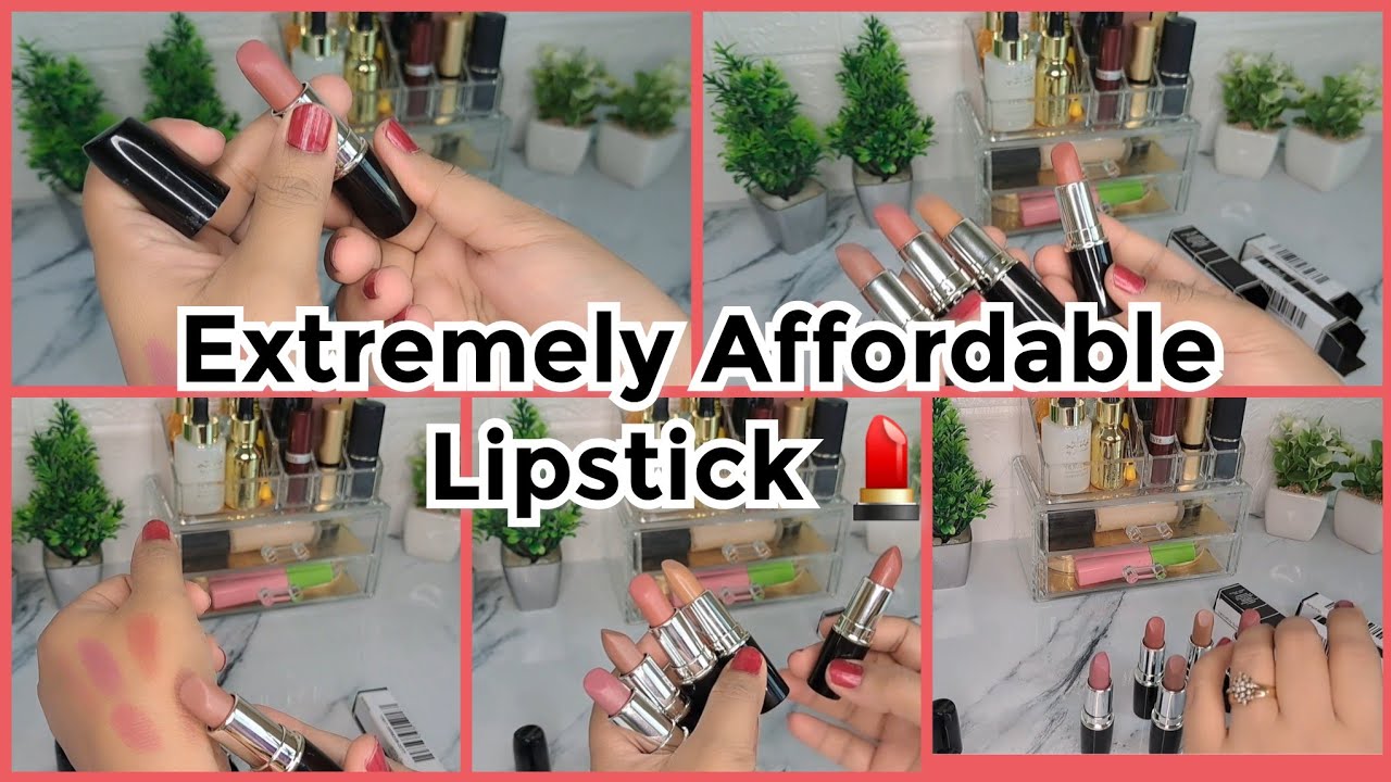 Affordable lipstick Swatches & Review|| Affordable & Fresh Colours ||Swiss Miss Lipstick |Nude &Pink