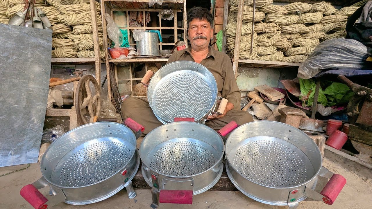 Manufacturing Process of Stainless Steel Bowel Strainer Colander Making in a very Interesting Way