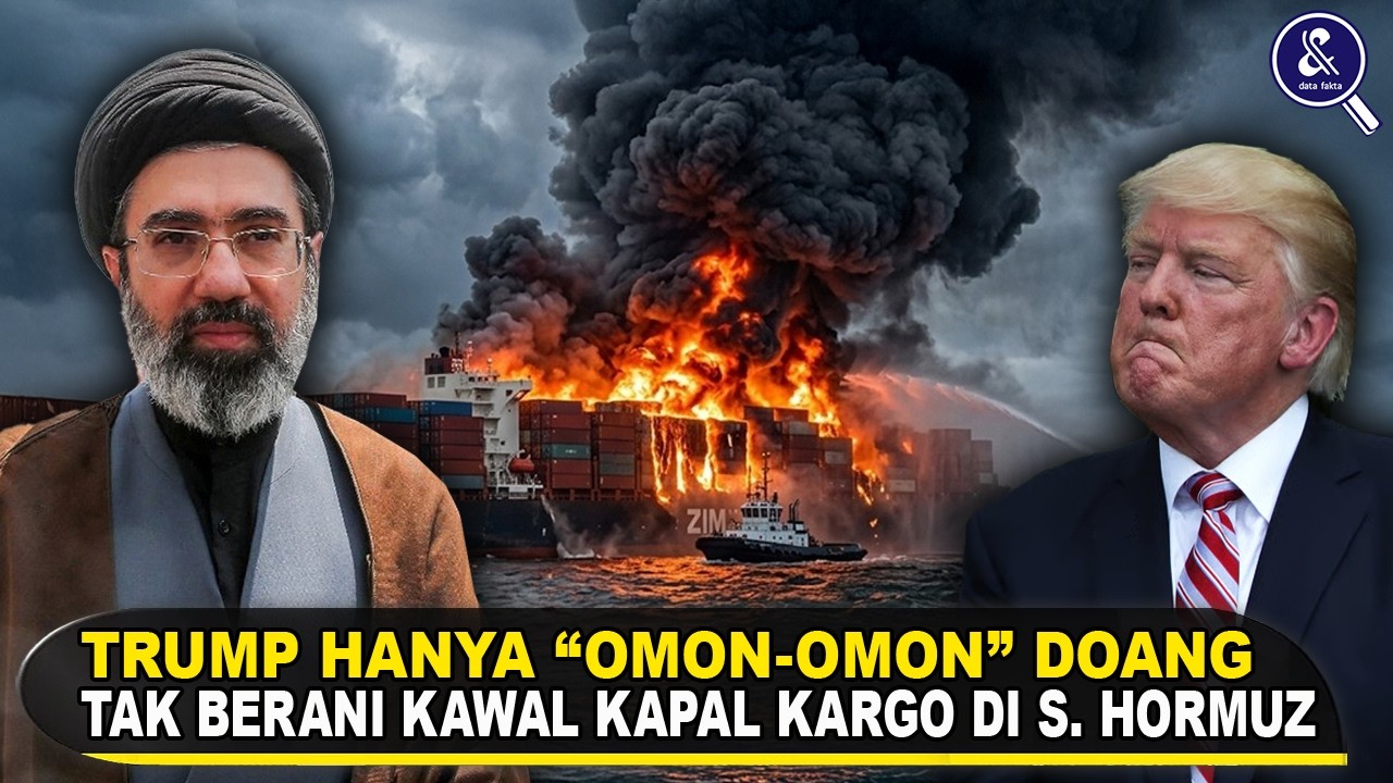 TERNYATA TRUMP HANYA OMON-OMON DOANG! Angkatan Laut AS Takut Kawal Kapal Kargo di Selat Hormuz