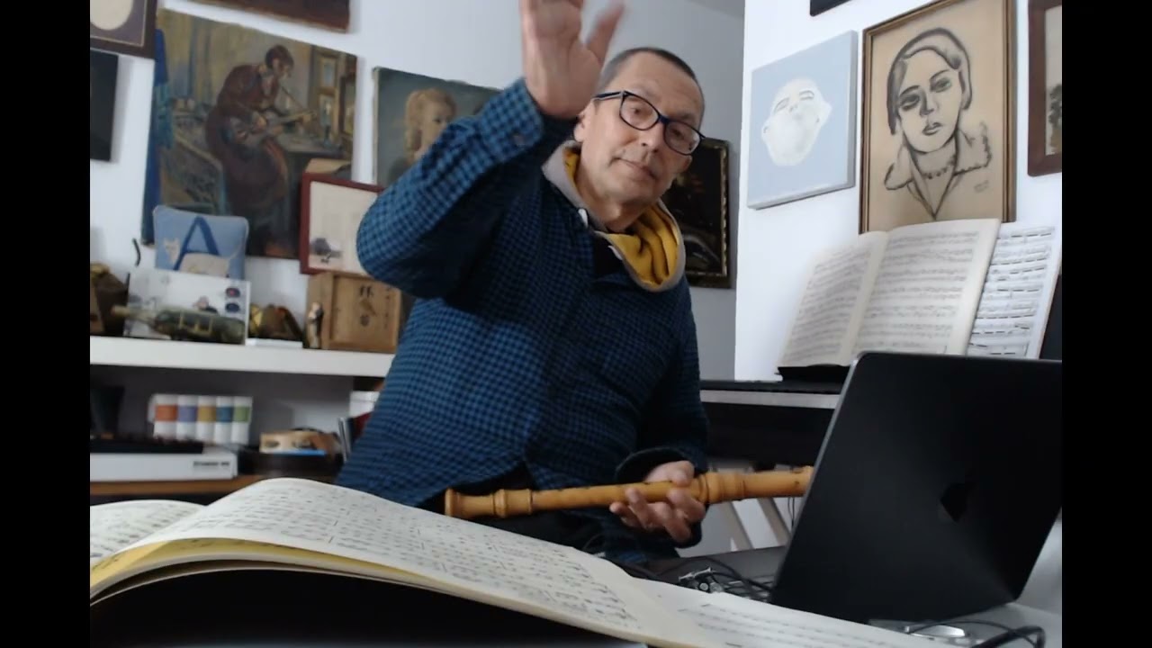 F. Schubert, Winterreise 2, Die Wetterfahne, for alto recorder