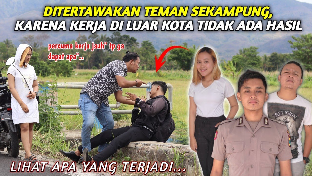DIHINA&DITERTAWAKAN KARENA JALAN KAKI OLEH TEMAN LAMANYA,SETELAH BUKA JAKET TERNYATA...