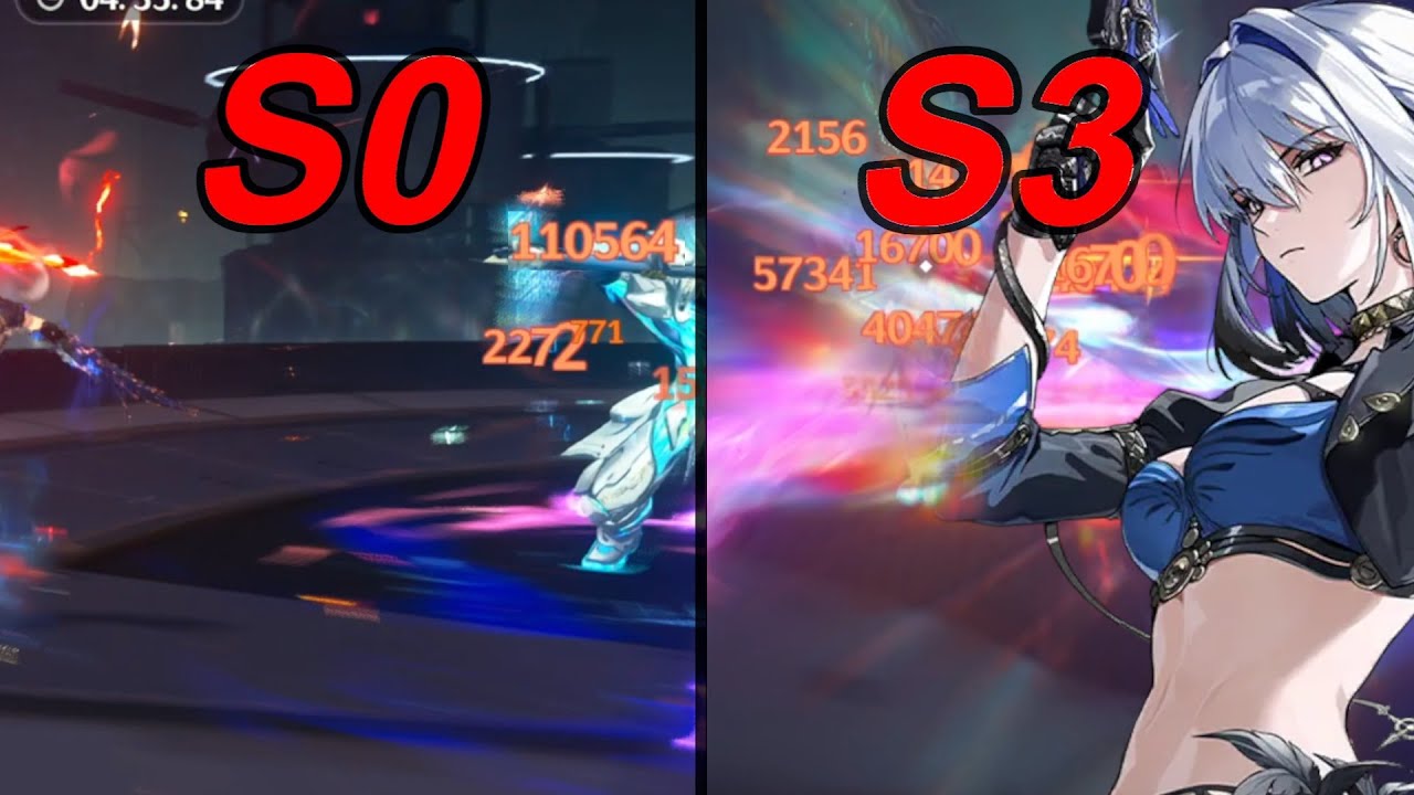 From S0 to S3! Galbrena damage showcase through her weapons and sequences | Wuthering Waves 2.7
