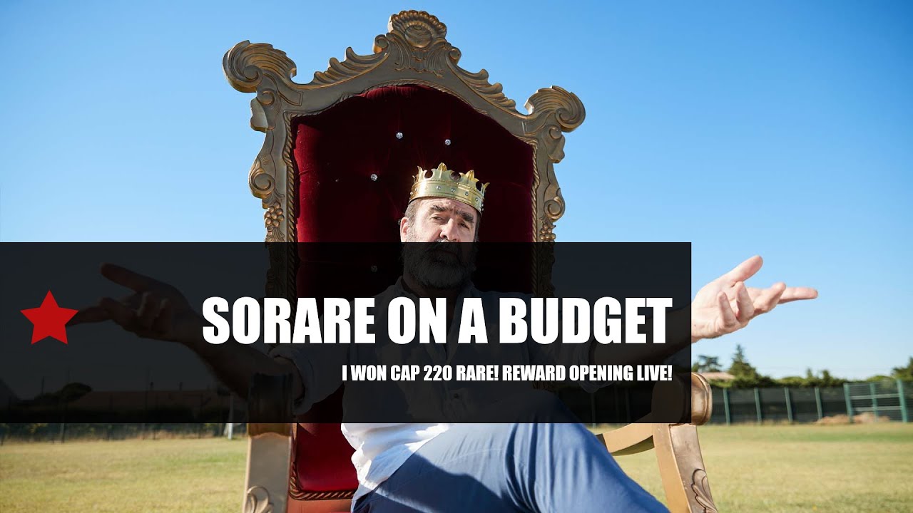 Sorare On A Budget - I WON CAP 220 RARE!  LIVE REWARDS OPENING!