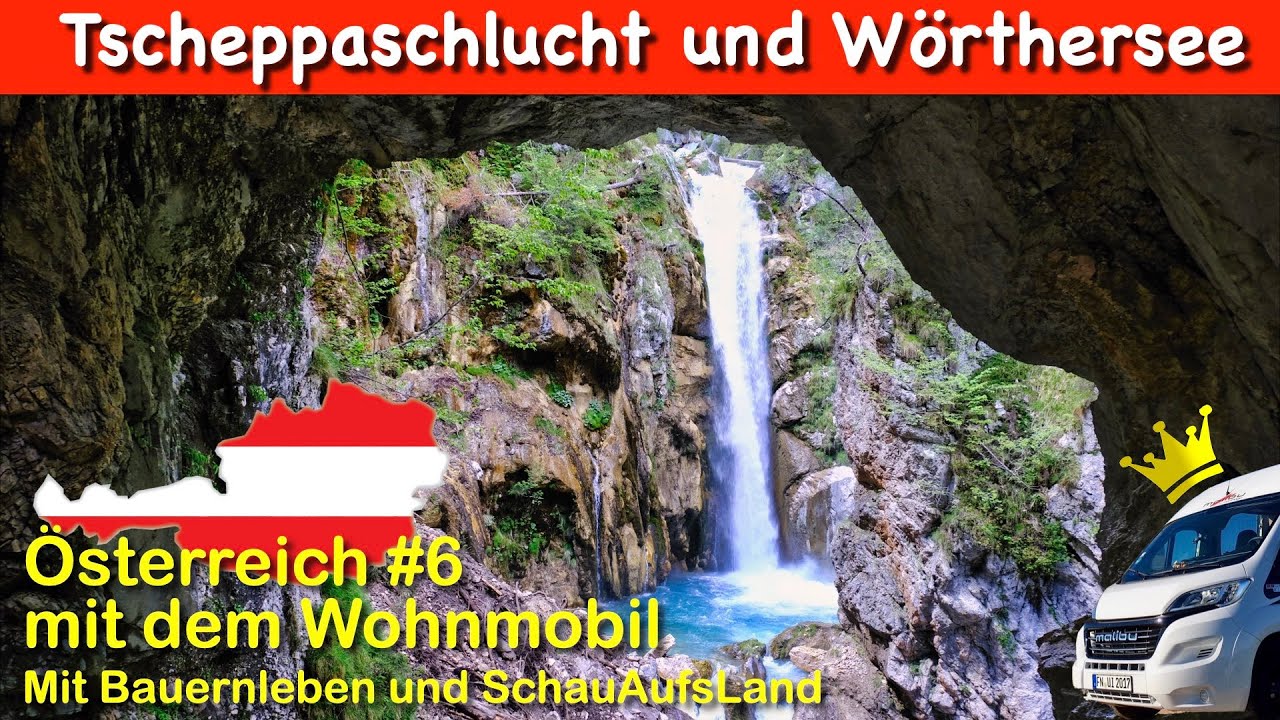 Österreich #6: Wanderung Tscheppaschlucht und flanieren am Wörthersee