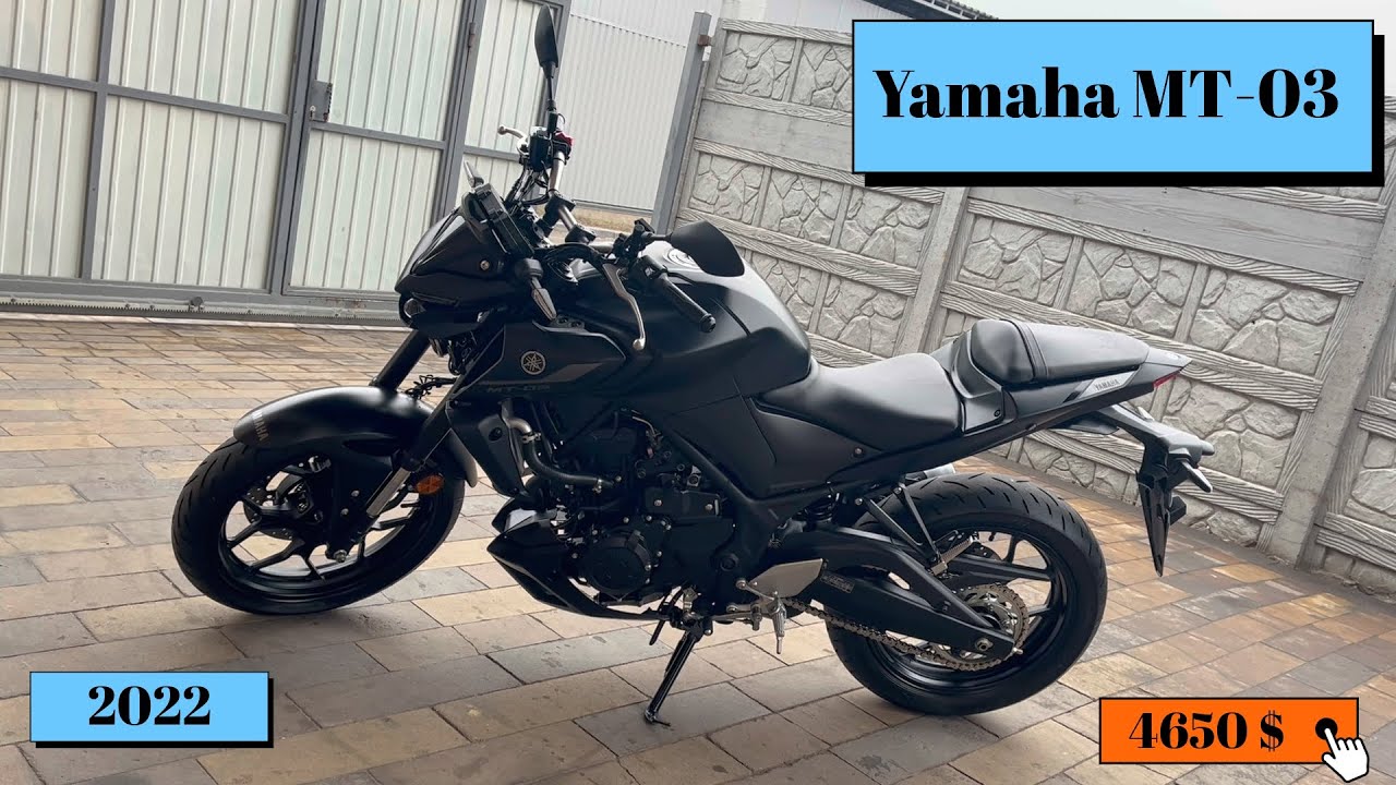 Мотопідбір. Yamaha MT-03 2022 року. Гарний стан по гарній ціні
