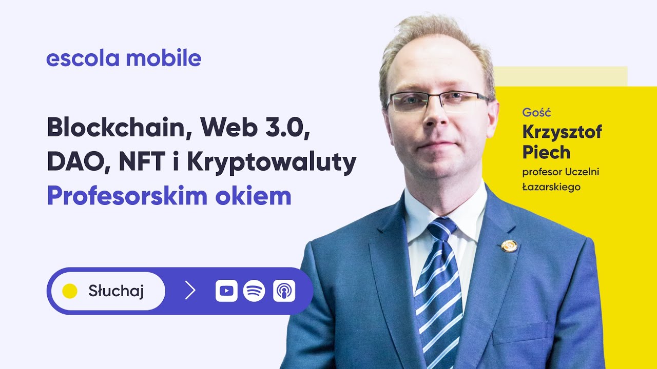 Blockchain naukowo - prof. Krzysztof Piech