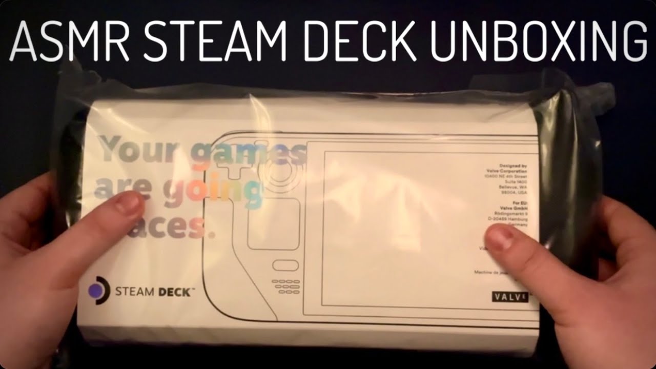Steam Deck Unboxing & Controller Sounds ASMR