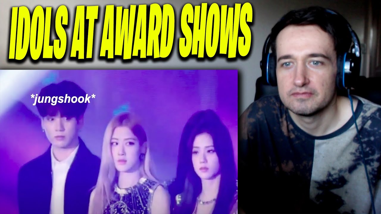 kpop idols at award shows in a nutshell (REACTION!!)