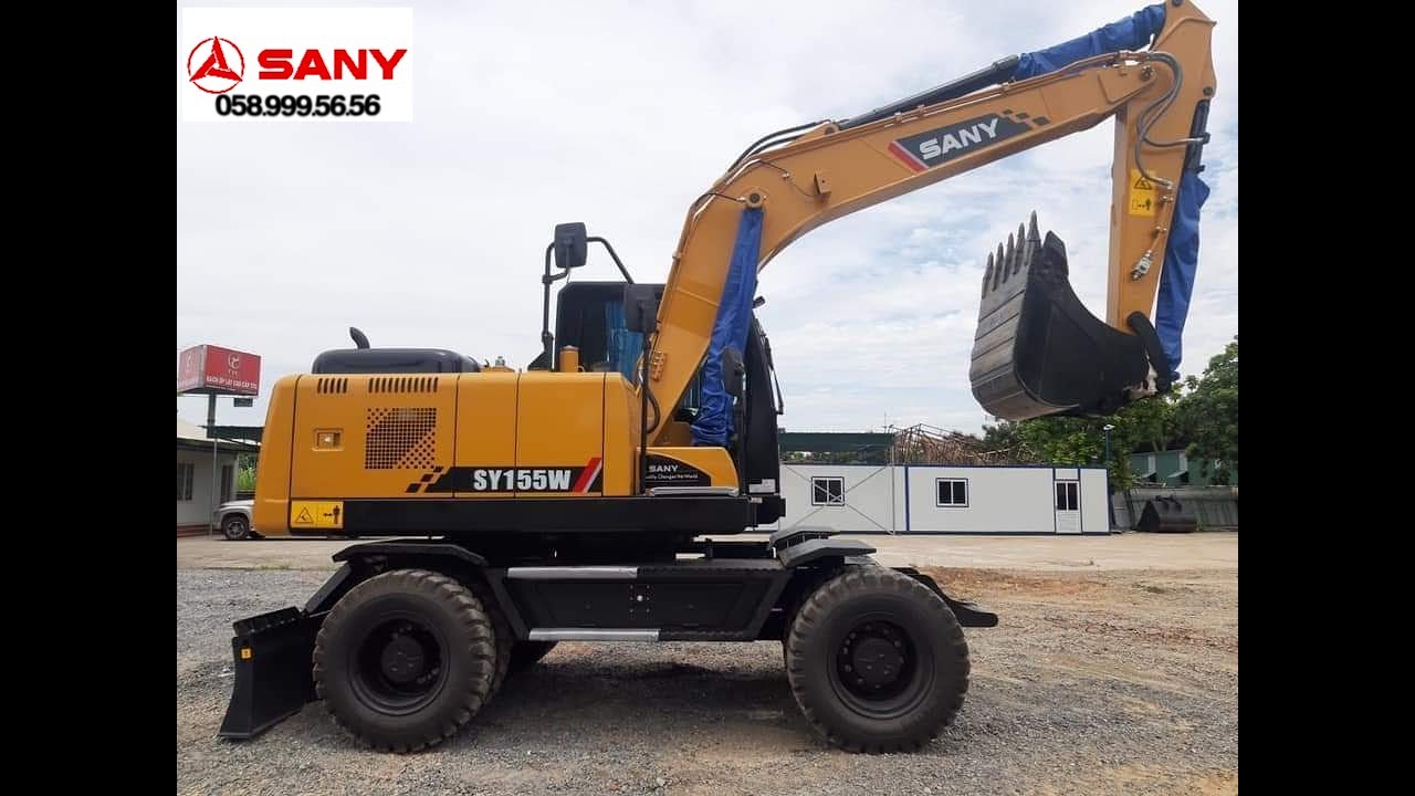 Máy Xúc Bánh Lốp Sany 155W