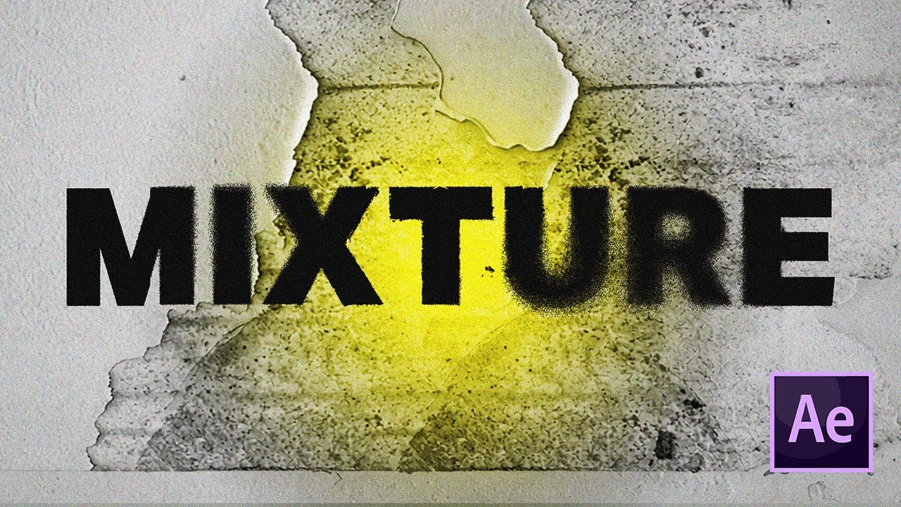 【After Effects チュートリアル】グランジ風クールなテキストアニメーション