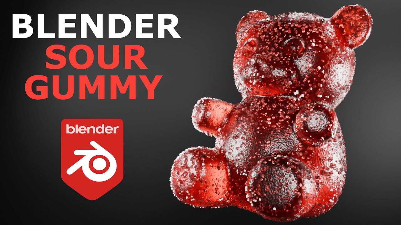 Blender: Make a Sour Gummy | EASY Beginners Tutorial