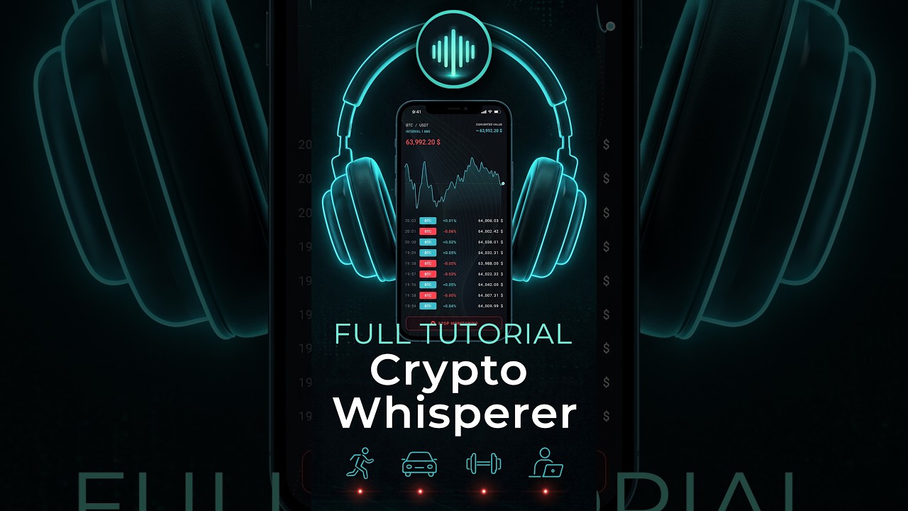 Crypto Whisperer Full Tutorial  |  The App That Speaks Your Crypto Prices Out Loud (Voice Alerts)