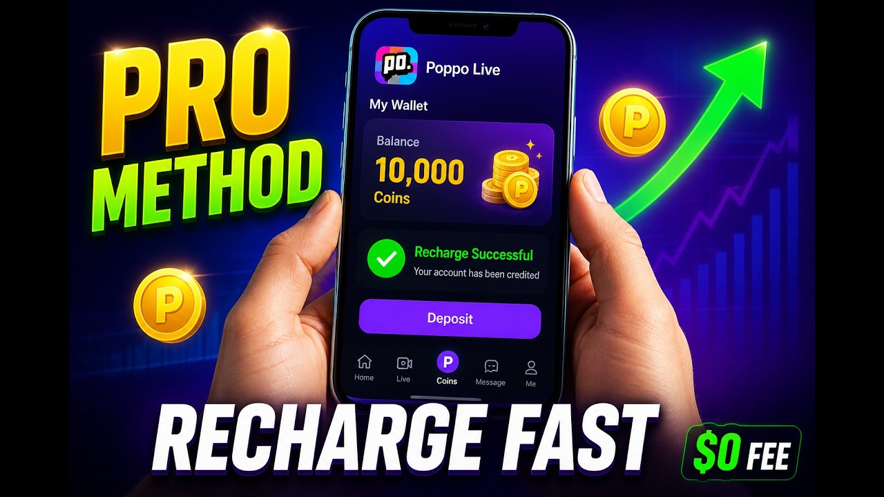 Poppo Live Agent Tutorial: Recharge Your Coins Trading Account Like a Pro!