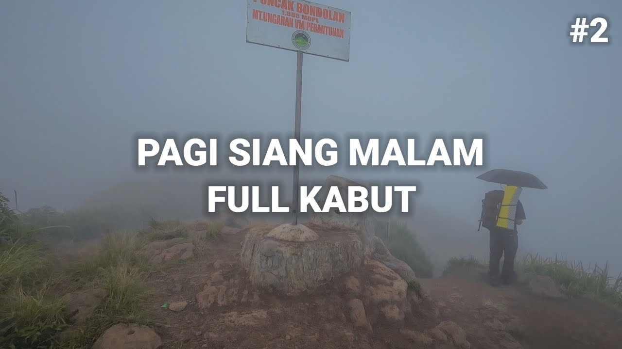 INI GUNUNG KABUT - SOLO HIKING GUNUNG UNGARAN VIA PERANTUNAN #2