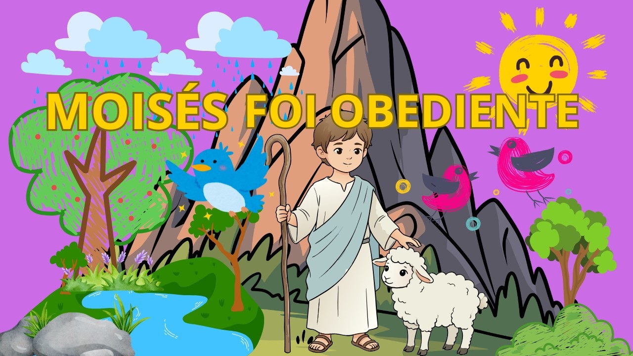 Louvor Gospel Infantil Moisés Foi Obediente