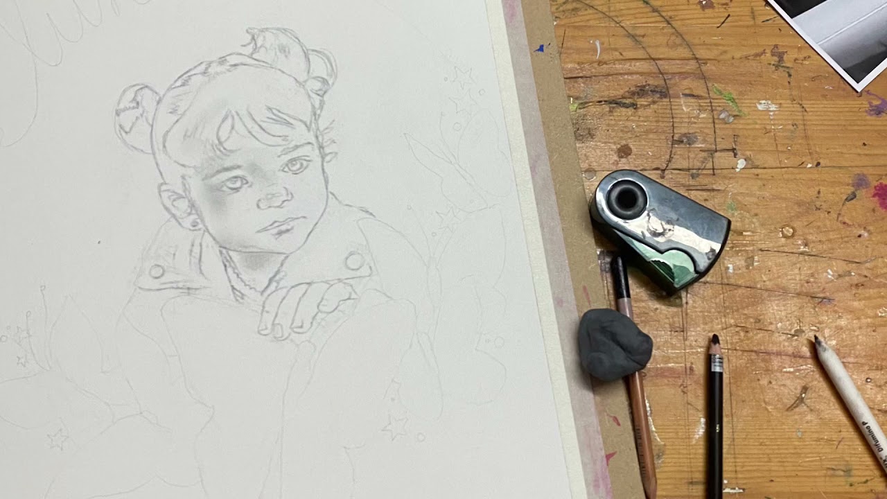 Luna, ilustraci&oacute;n personalizada.