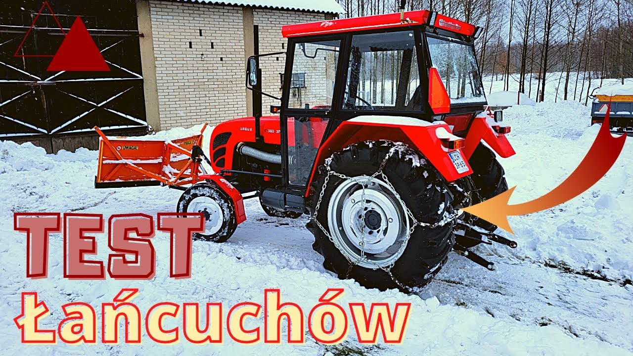 Zwiększenie Uciągu | TEST !!! Łańcuchów Śniegowych W URSUSIE C 360