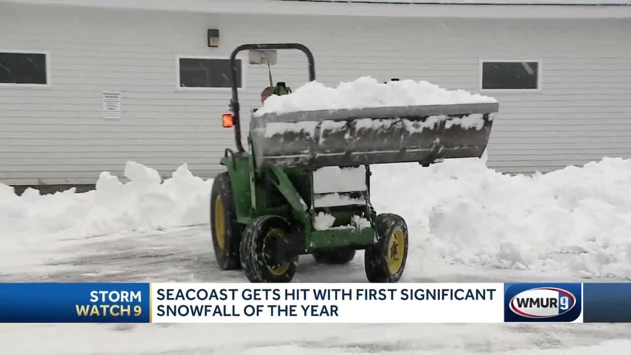 Seacoast area sees its first significant snowfall of season