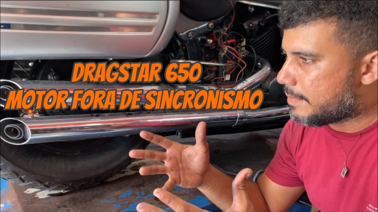 Dragstar 650 fora do tempo / Mais uma montagem errada.