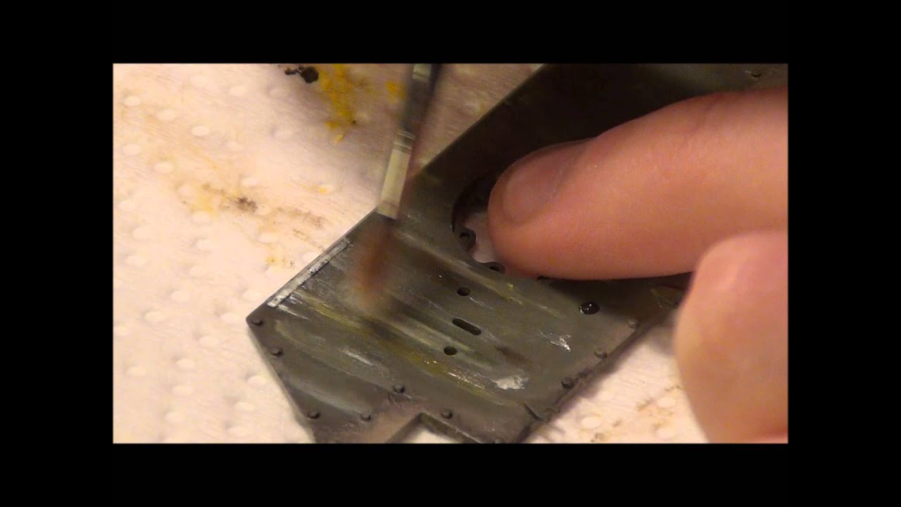 Tutorial:  Using Oils for Streaking, Discolouration, Dust, and Grime