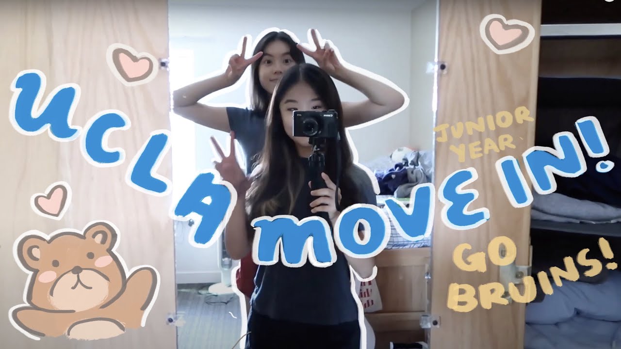 UCLA MOVE IN DAY | moving into dorms with friends, exploring campus and westwood