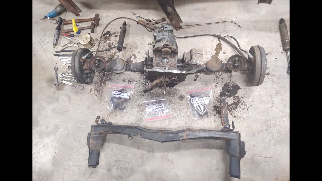 1961 Renault Dauphine Rear Suspension Disassembly Episode 9