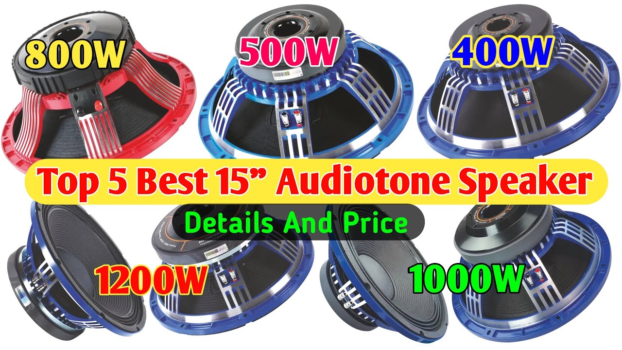 Top 5 Best 15inch Dj Speaker Audiotone ! Details & Price | AD-15X830ES | AD-15X1020ES | AD-15X1250ES