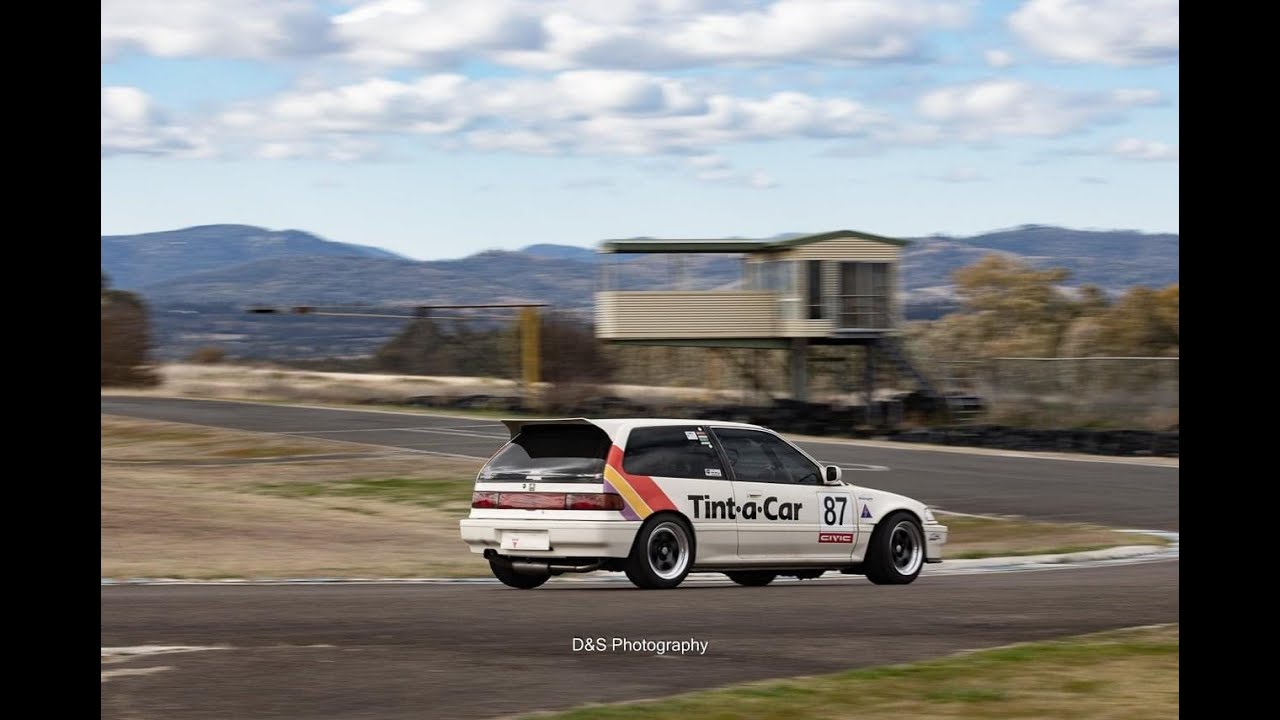Honda ED Civic 2022 NSW Hillclimb Championship Round 4 Tamworth Run 6 36.75